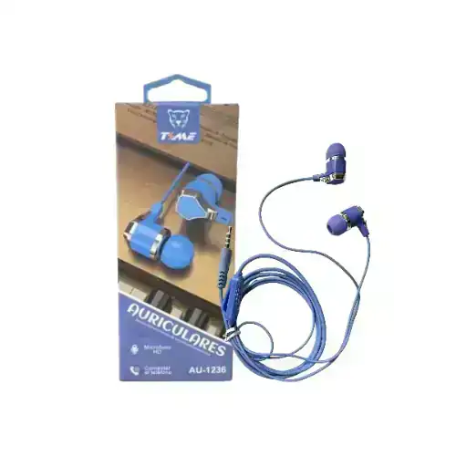 AURICULARES TIME MANOS LIBRES AU-1236