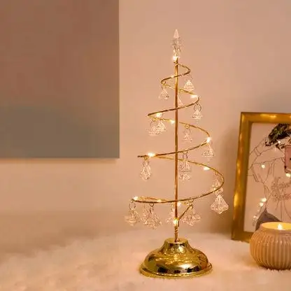 Arbol de diamantes con luz led