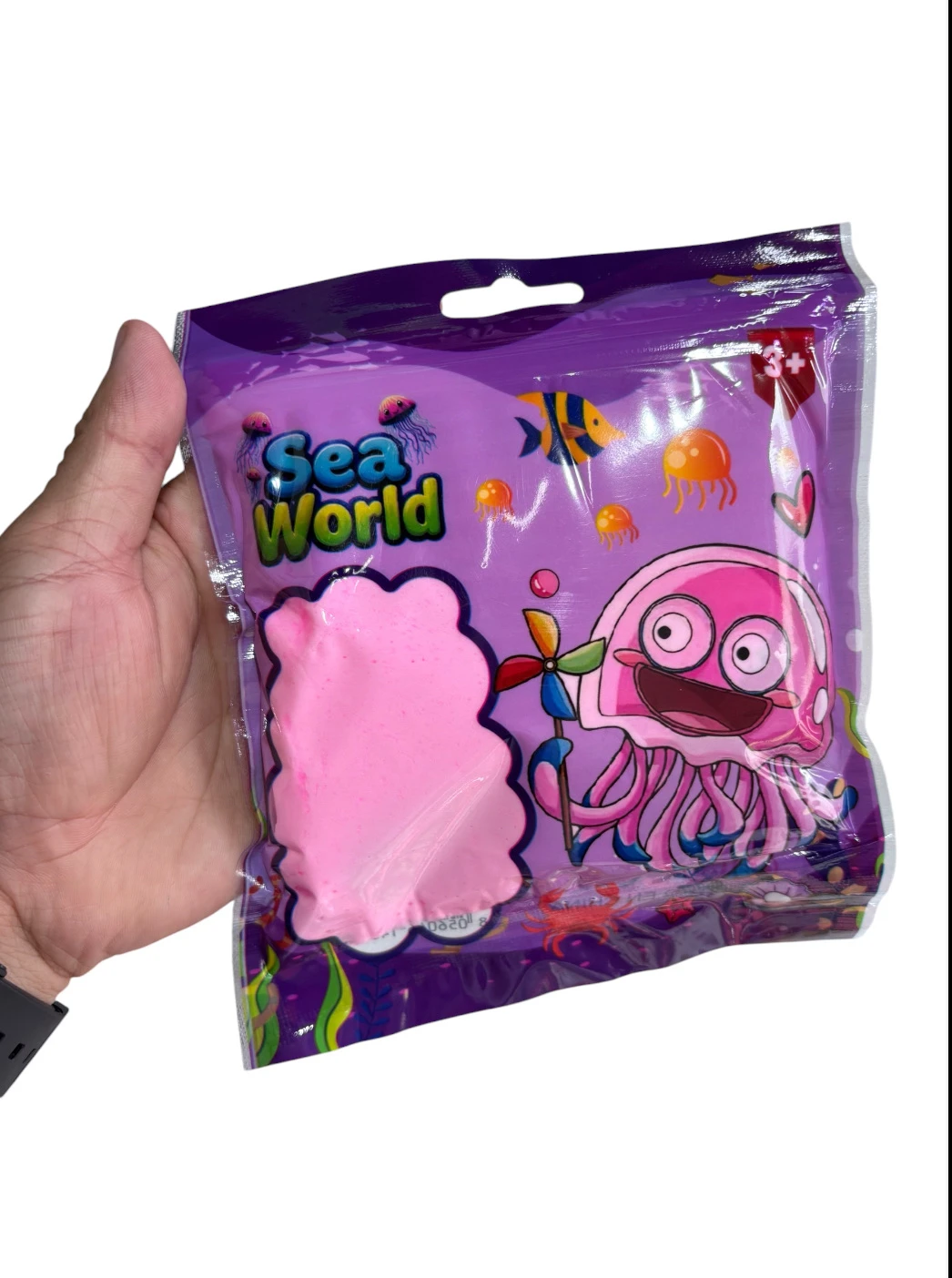 Paquete de 12 Sobres de Foamy Moldeable 'Sea World' con Animales Marinos 3