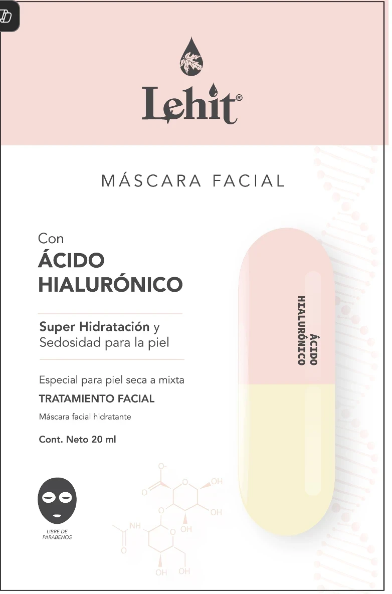 lehit mascara facial velo con acido hialuronico