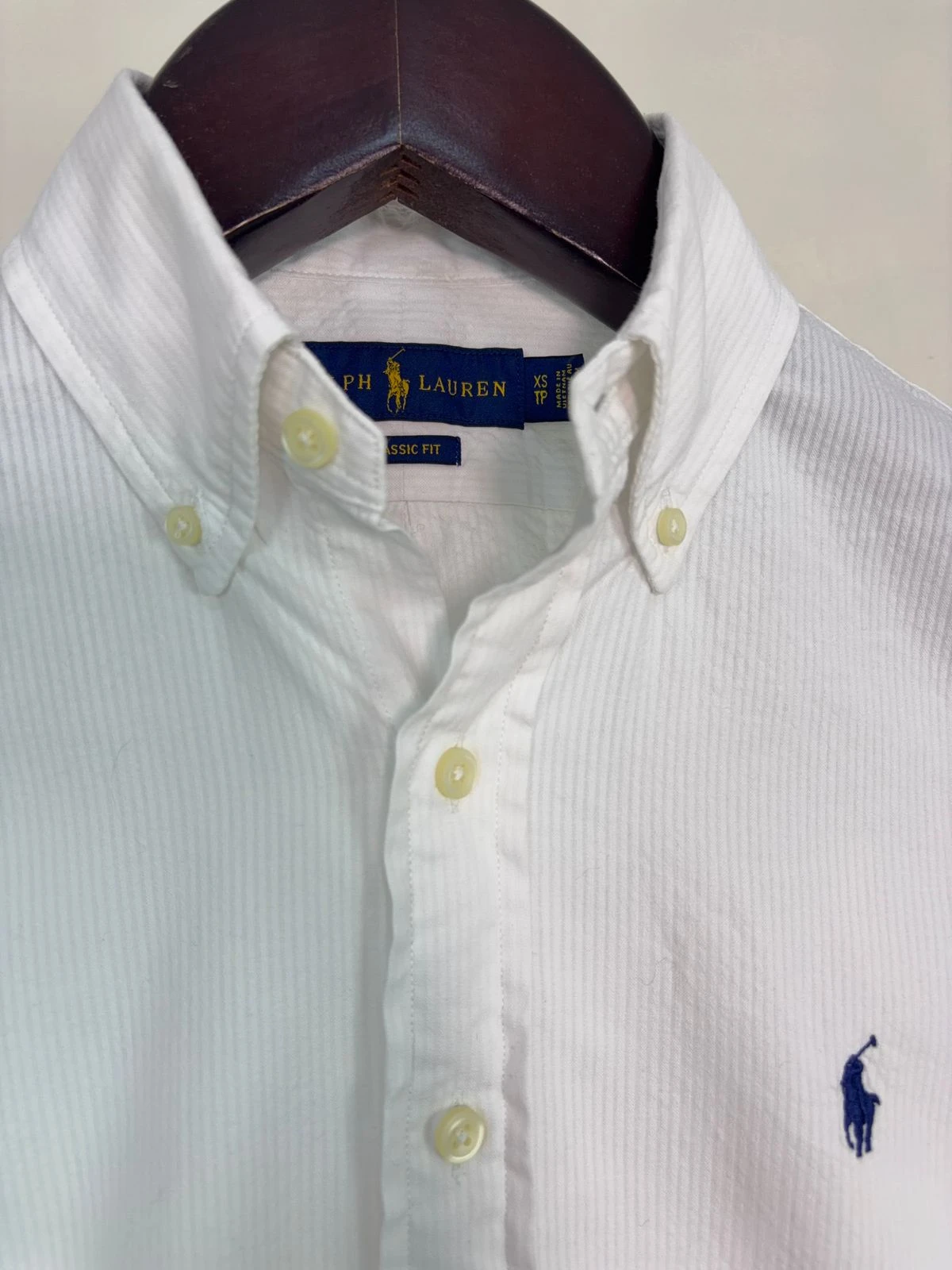 RALPH LAUREN SEERSUCKER SHORT SLEEVE SHIRT 3