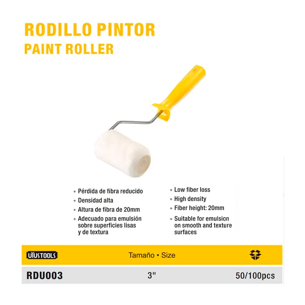 RODILLO PINTOR 3" FIBRA UYUST 