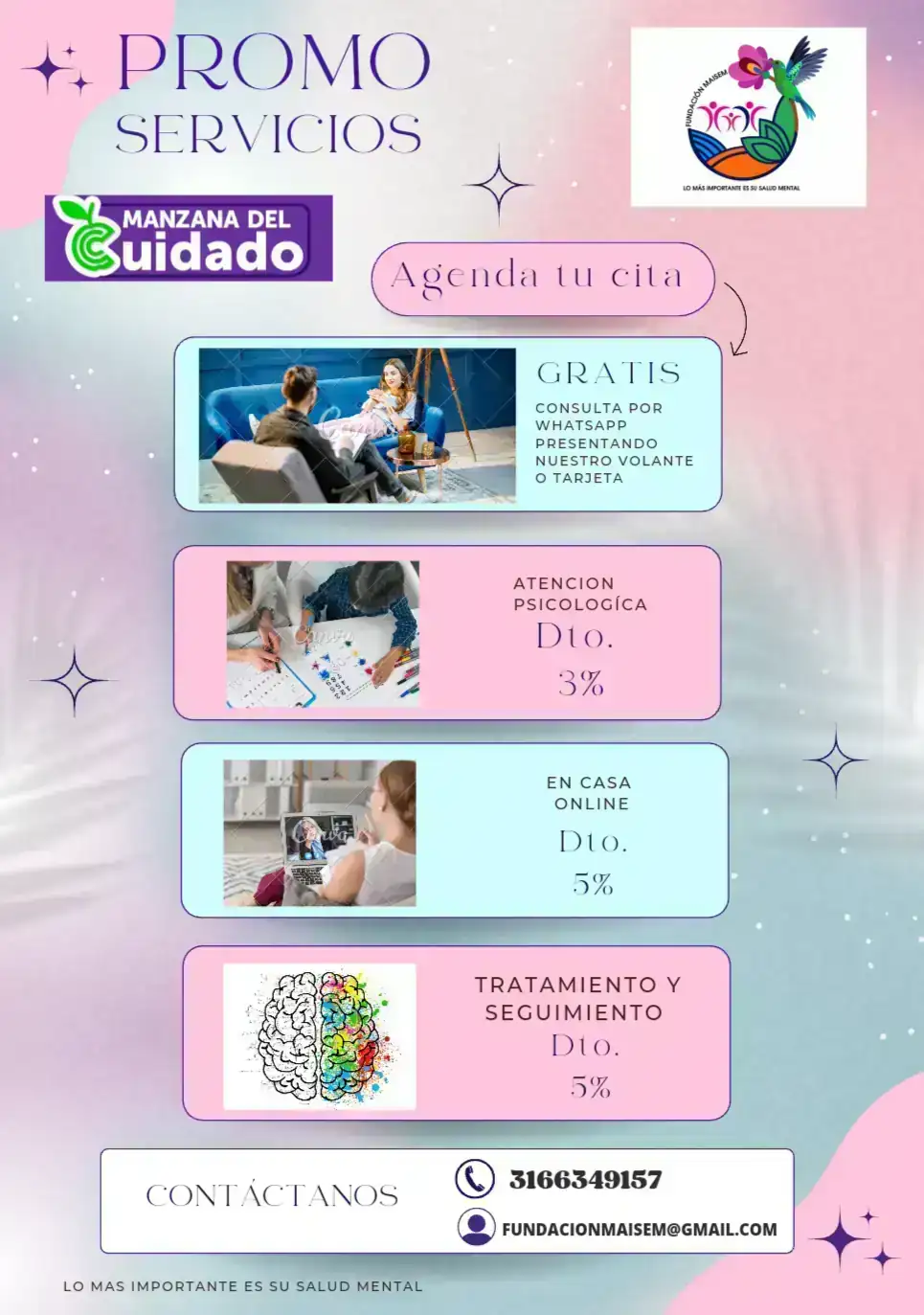 Atención psicológica manzanas del cuidado 