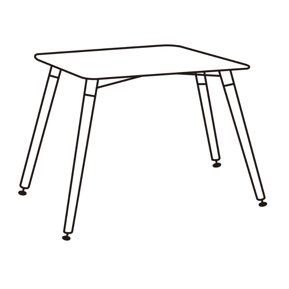 Mesa Comedor Cuadrado Minimalista ModernEames  2