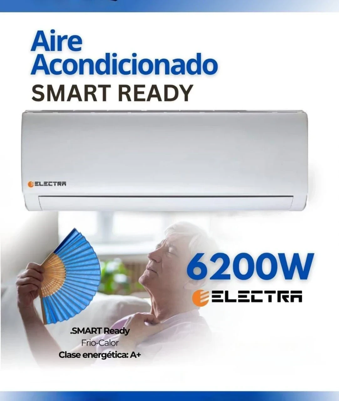 AIRE ACONDICIONADO ELECTRA 6200W ON OFF*