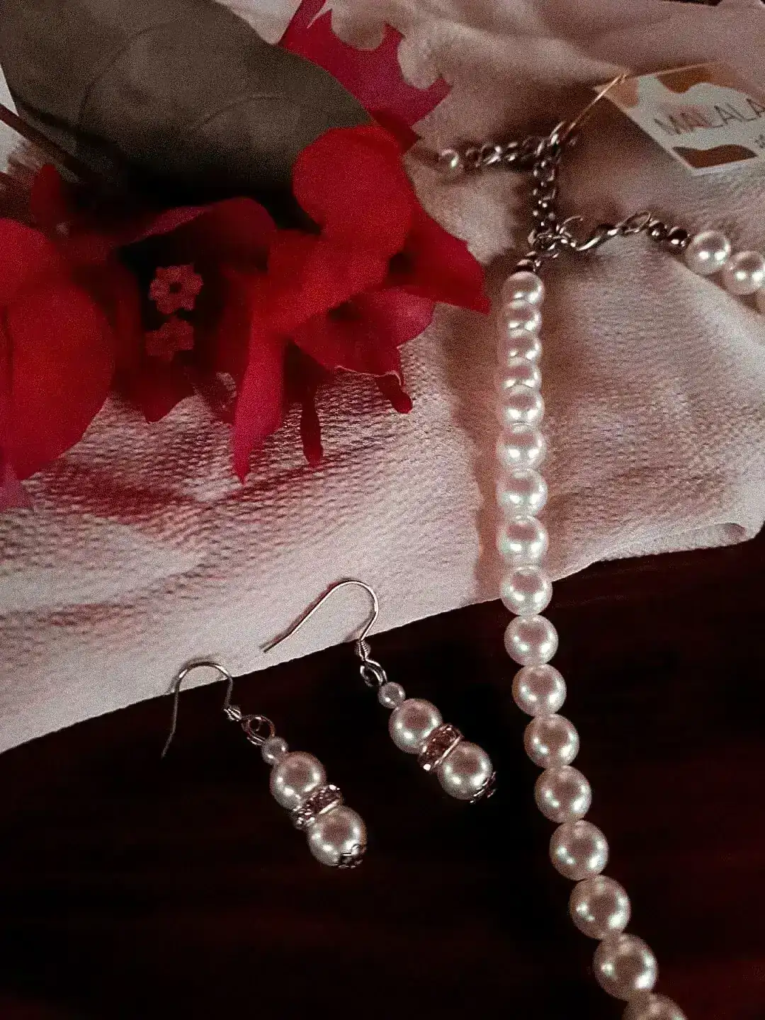 Collar de perlas japonesas M72 2
