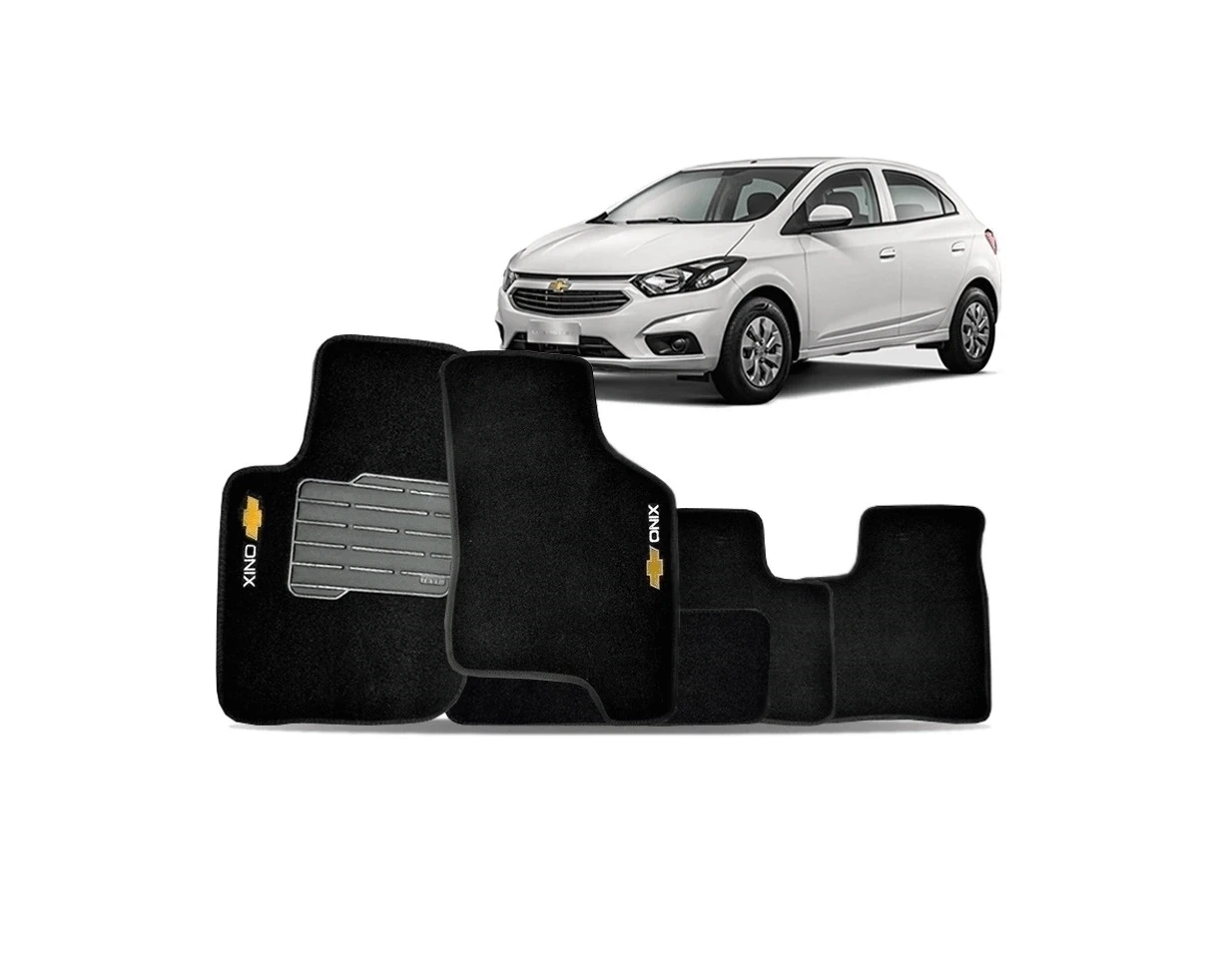 Pisos Chevrolet  Onix Alfombrado  Bordado 
