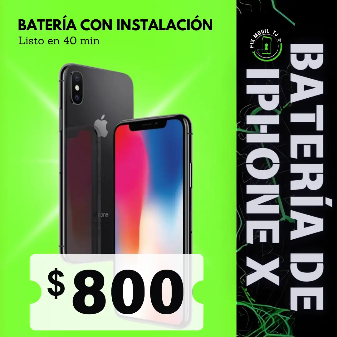 Batería de iPhone X