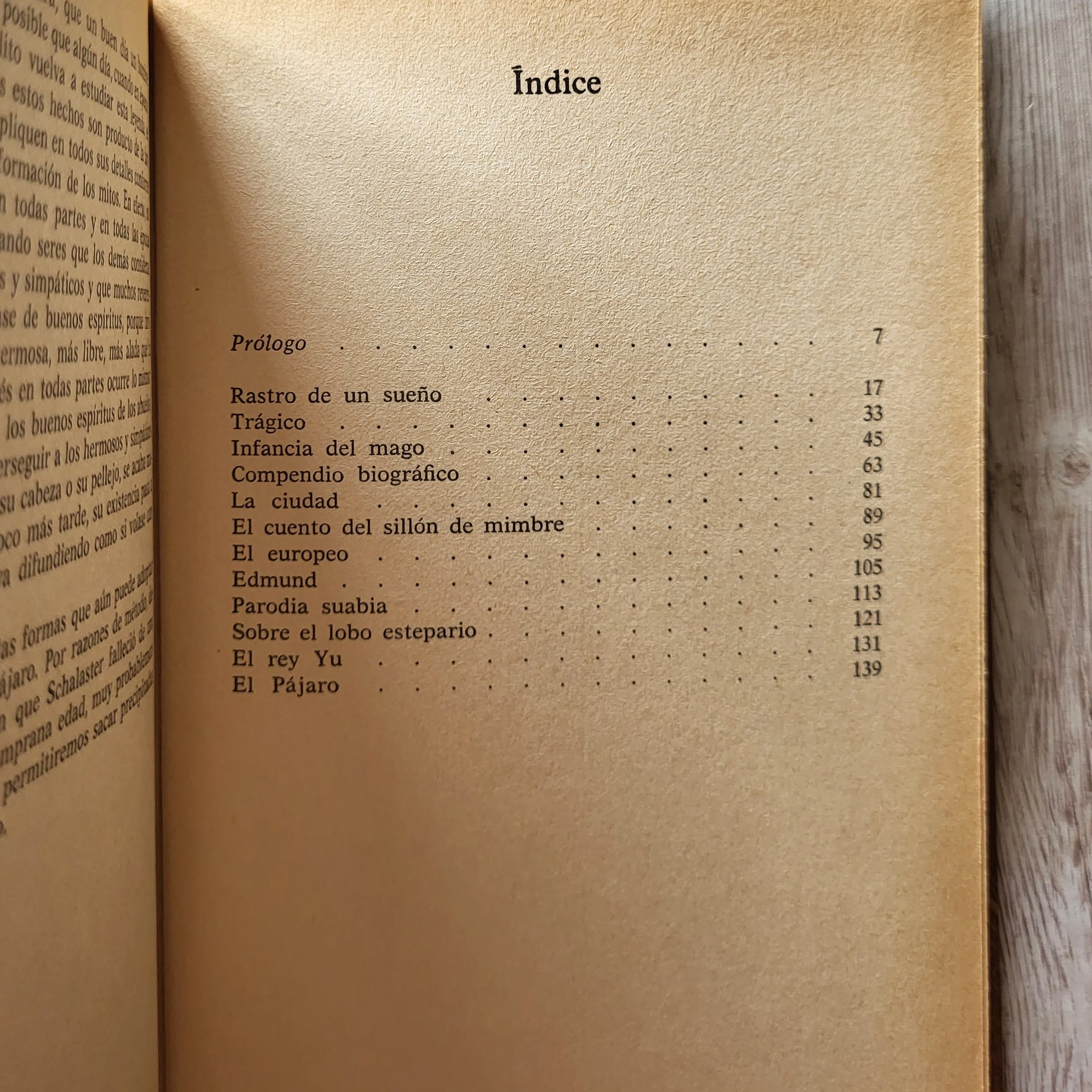 Rastro de un sueño / Hermann Hesse / Relatos / Clasicos 4