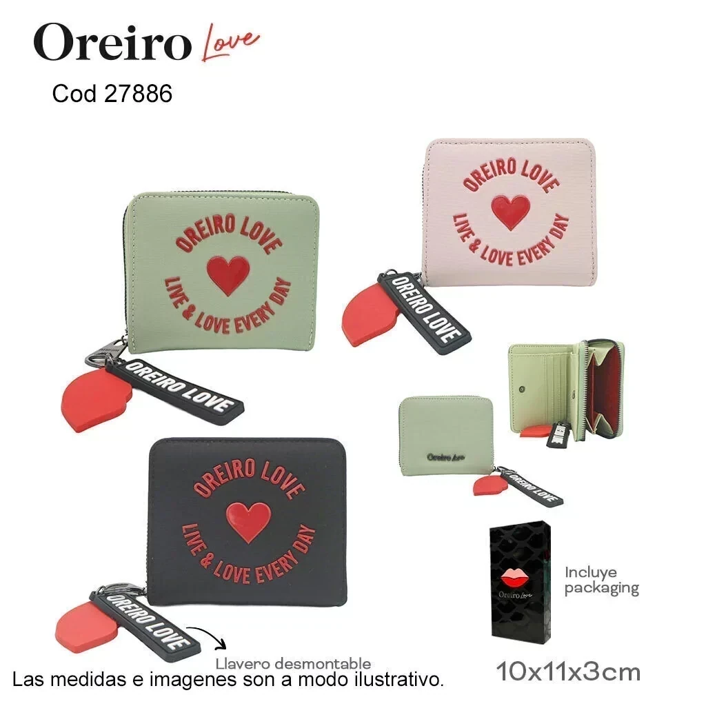 Billeteras Oreiro Love 27886