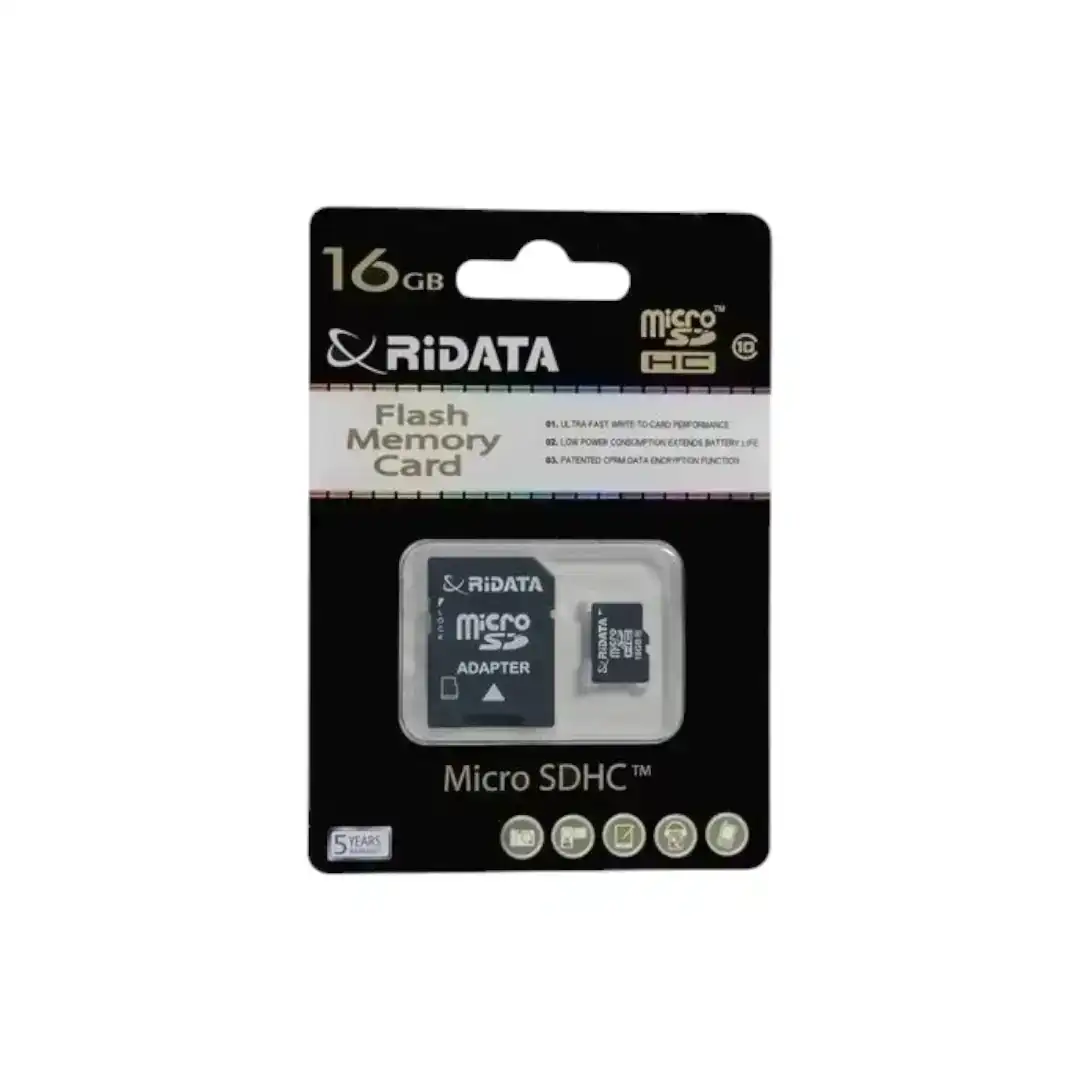 TARJETA MICRO SDHC 16GB RIDATA C10