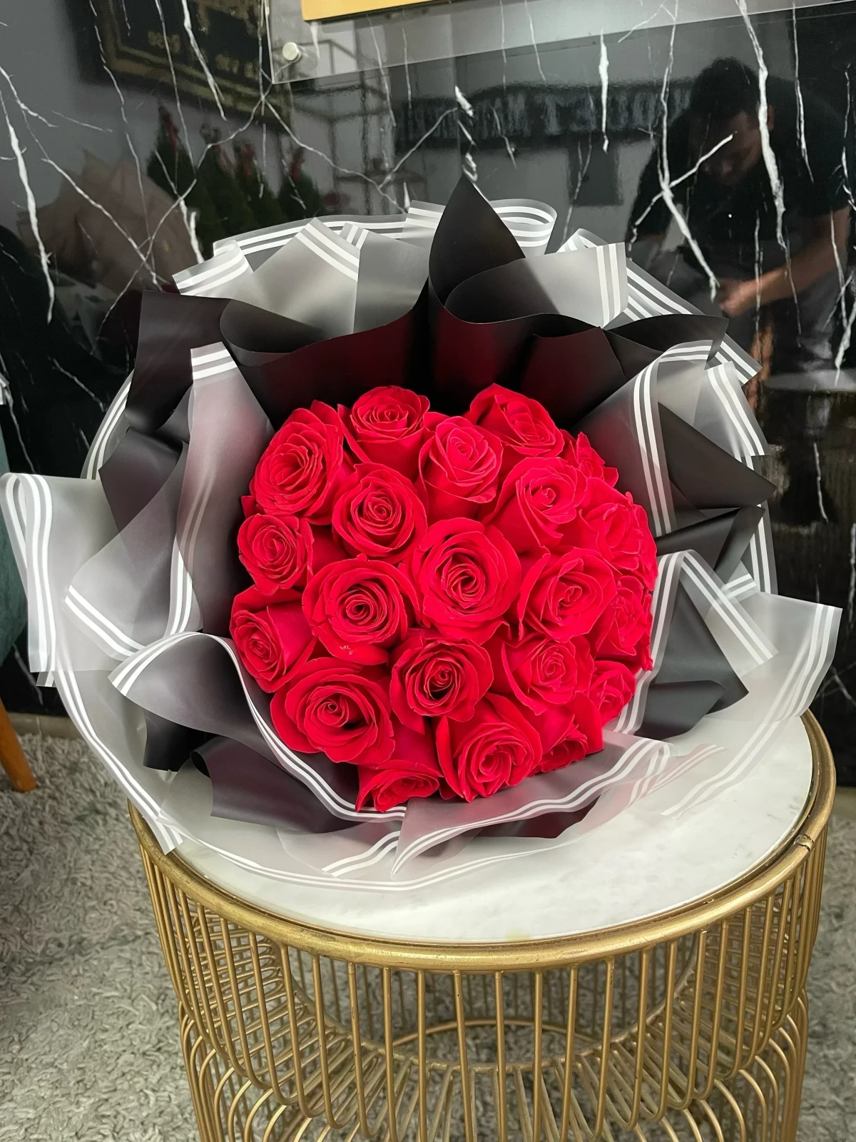 Ranillete redondo de rosas