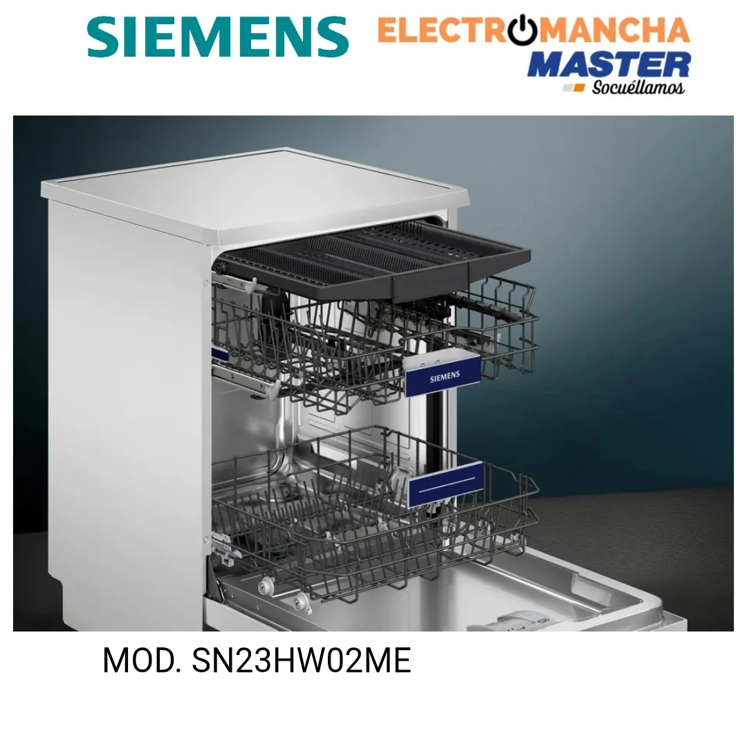 LAVAVAJILLAS SIEMENS SN23HW02ME 3 BANDEJA BLANCO 13 CUB. CLASE D 4