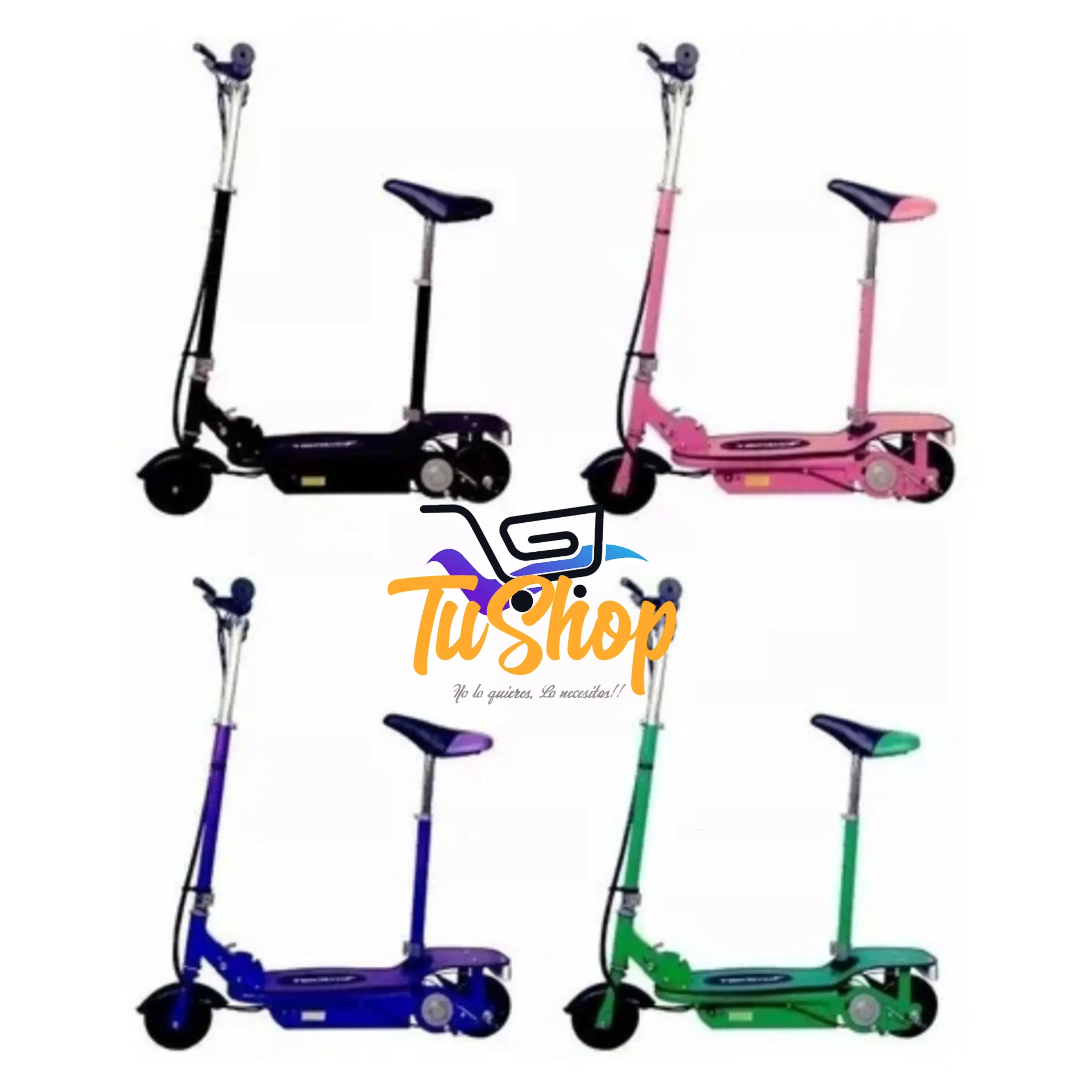 Patineta Eléctrica Scooter Para Niños Y Niñas 2