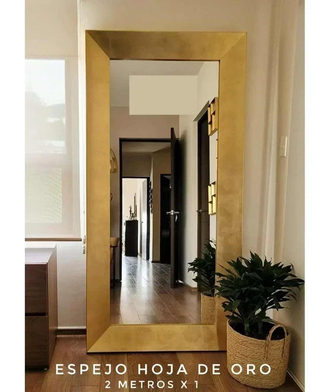 AMATISTA 2X1 METRO - HOJA ORO Espejo  3