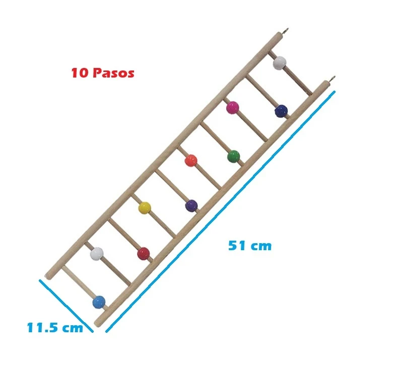 Escalera Colores 10 Pasos 51*11cm Epl-34 2