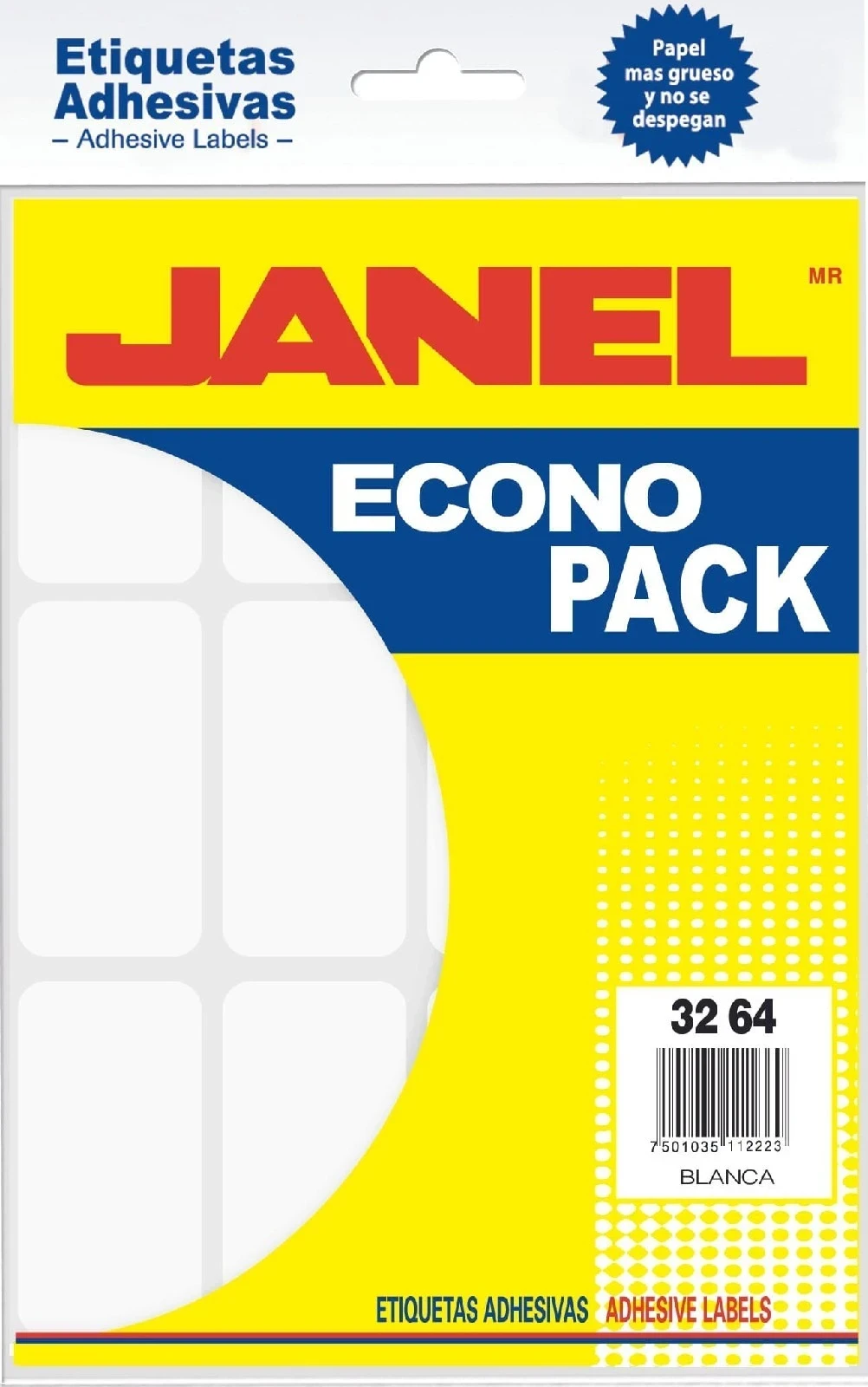 etiquetas  blancas #25 janel