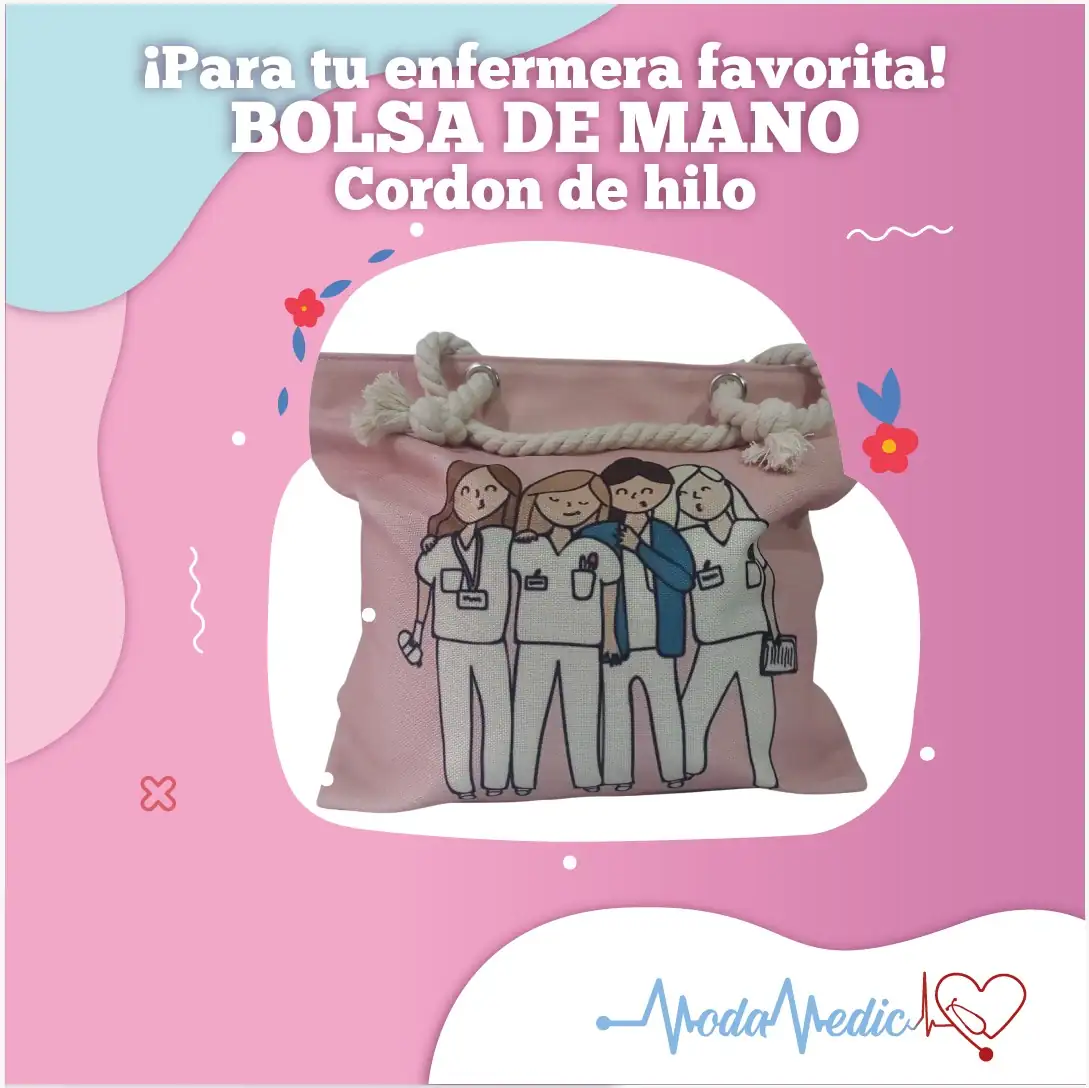 Bolsa con cordón de hilo