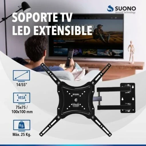Soporte plegable para tv 14" - 43" Led Lcd Extensible