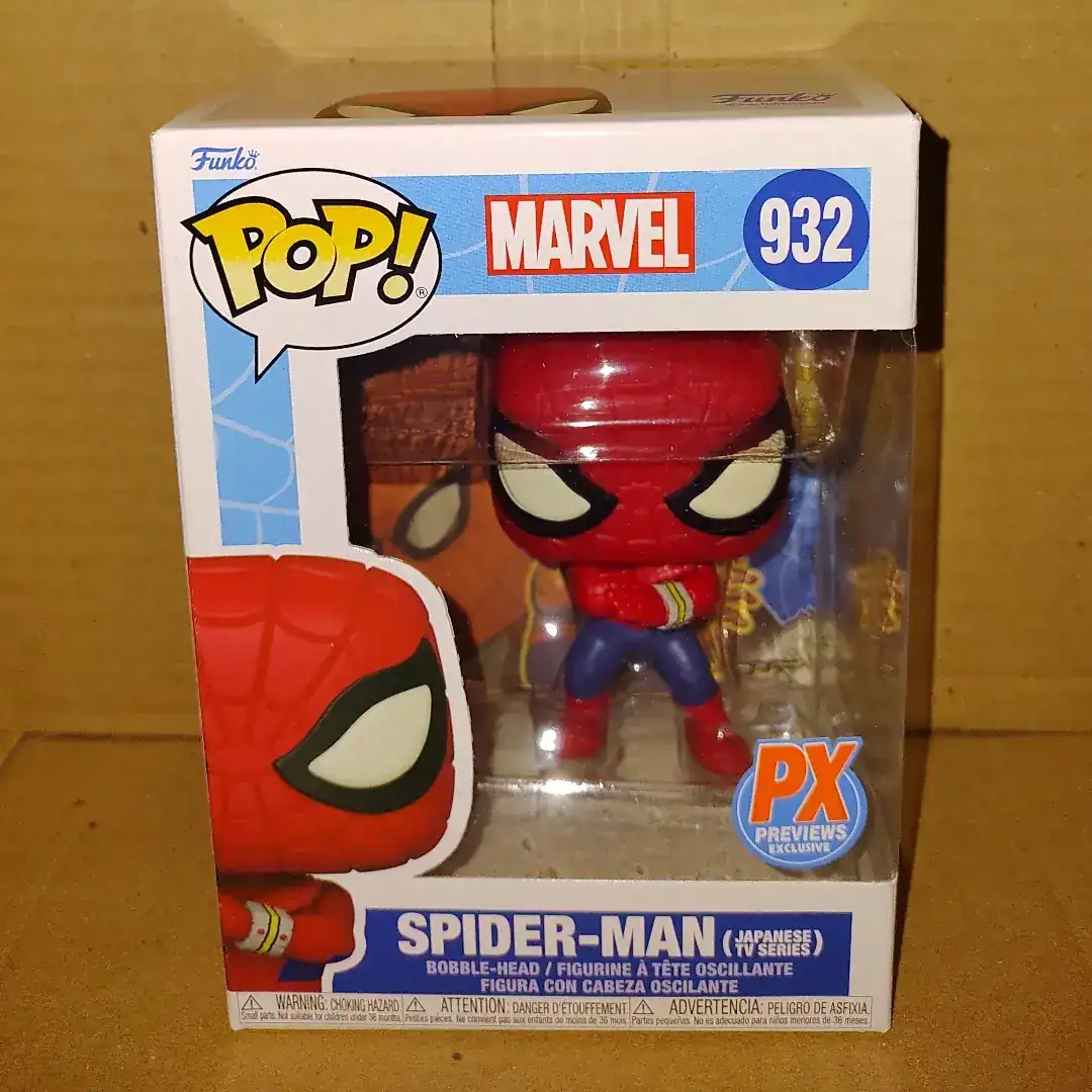 Funko Pop Spiderman Japanese Tv series Px Previews exclusive #932