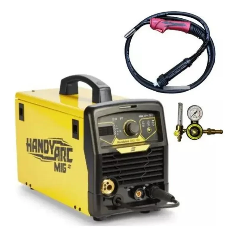 Soldadora Mig Mag Inverter 160a Esab Handyarc Mig 160i Color Amarillo/Negro 6