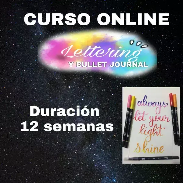 Curso lettering y bullet journal