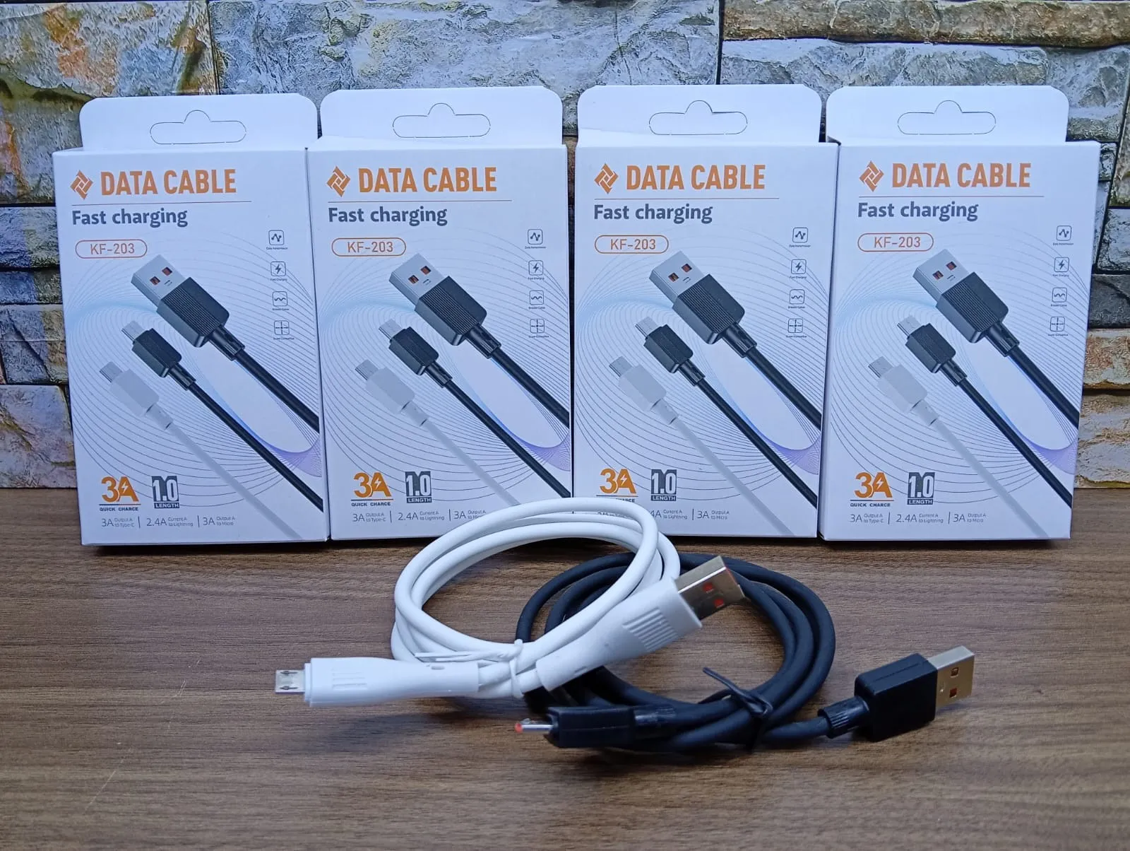 CABLE USB/V8 KF-203 1M