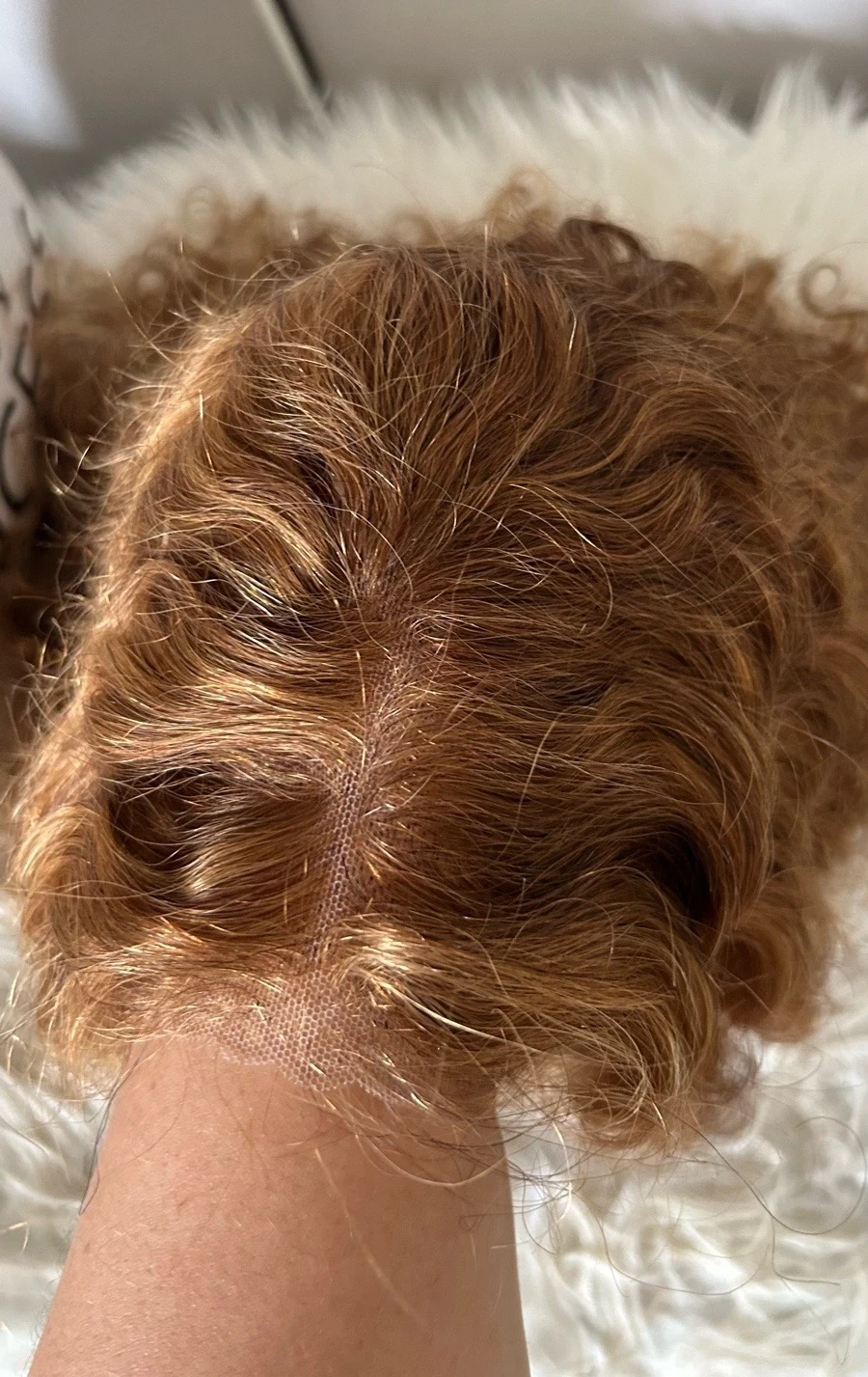 peluca rizada cabello humano 12 pulgadas, frontal lace 4x4 glueless  5