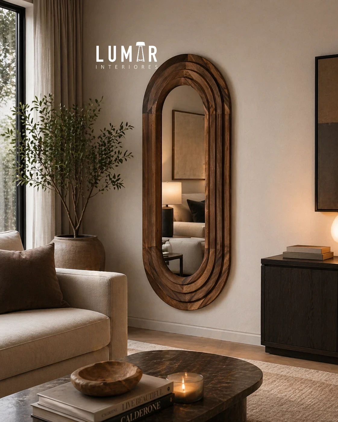 Espejo TUNDRA OVAL PAROTA Ovalado 5