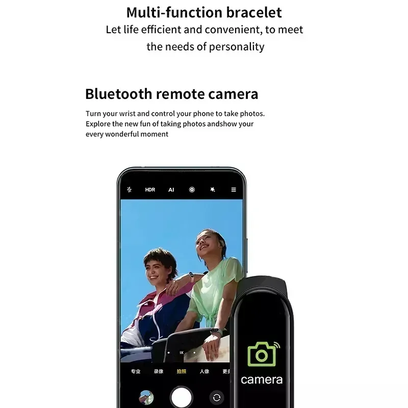 RELOJ PULSERA SMART BANDA M6 4
