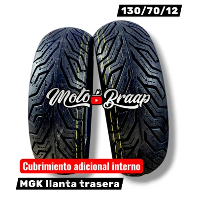 BWS 125 / AGILITY 125 / LLANTA TRASERA 130/70/12 MGK X19