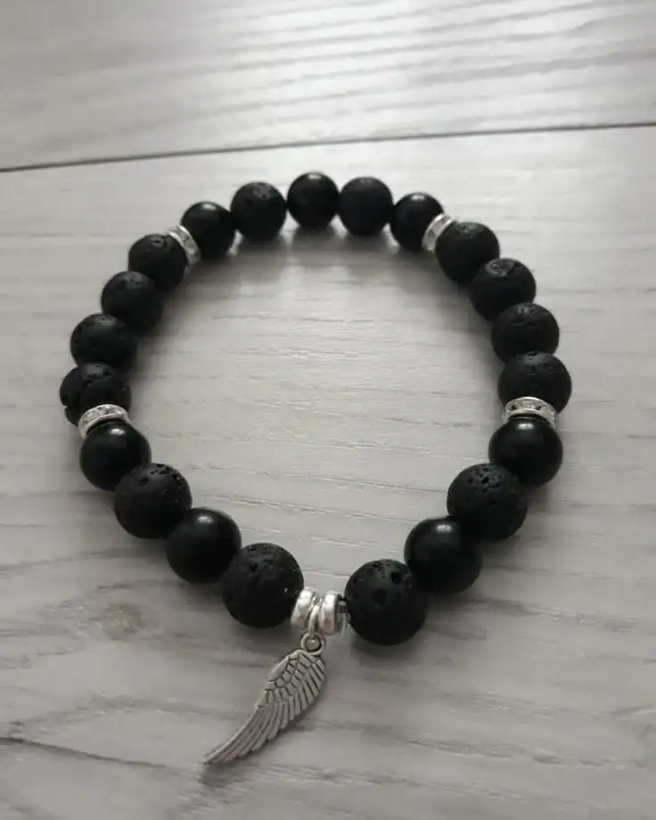 Manilla negra ala angel