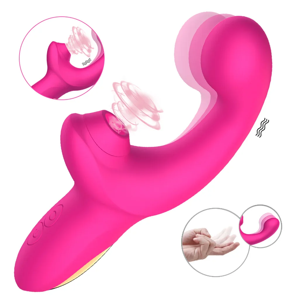 Vibrador Succionador Estimulador Clitoris Punto G Instinct