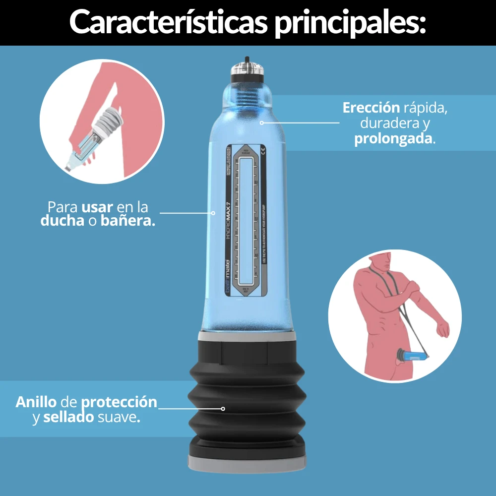 crecimiento de pene hidro bomba succión crecimiento  2