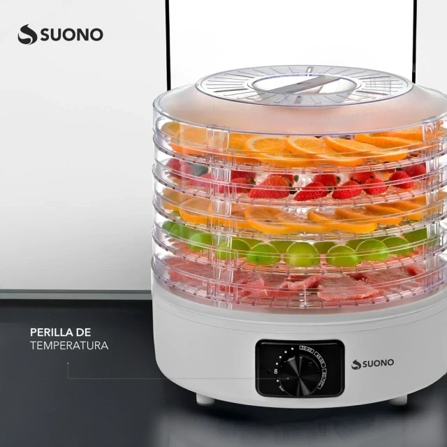 Deshidratador de Alimentos Suono con 5 Bandejas 4