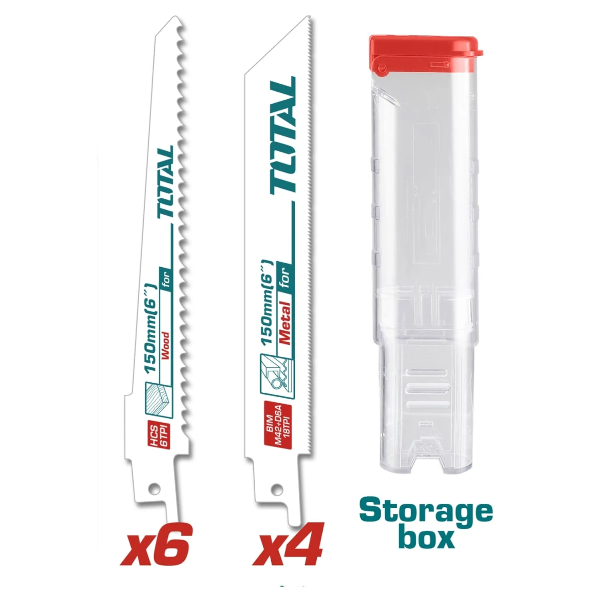 TAC521002 Set de cuchillas para sierra sable 10pc total 2