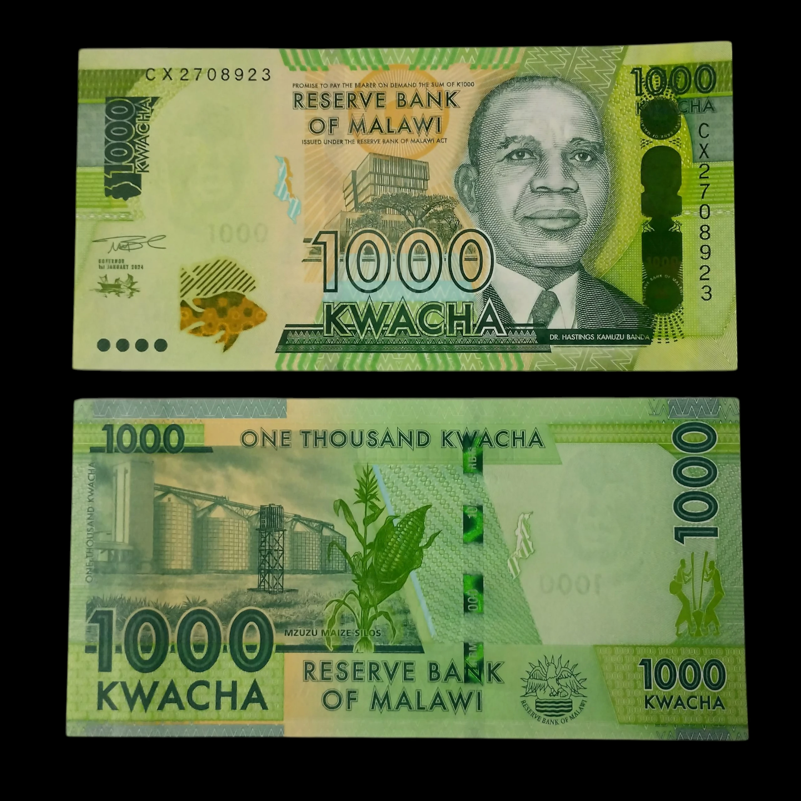 • Malawi 1000 kwacha UNC