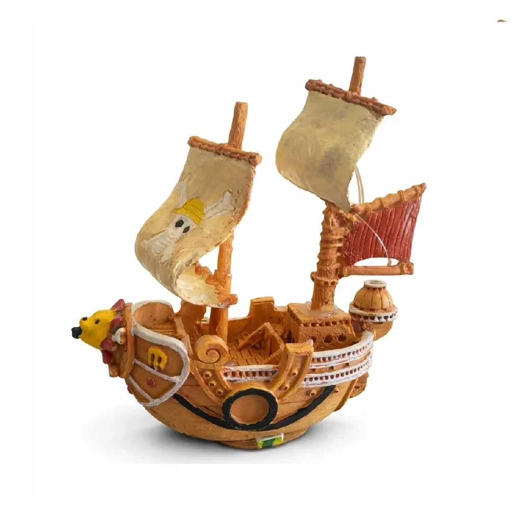 Adorno de resina Barco Pirata One Piece