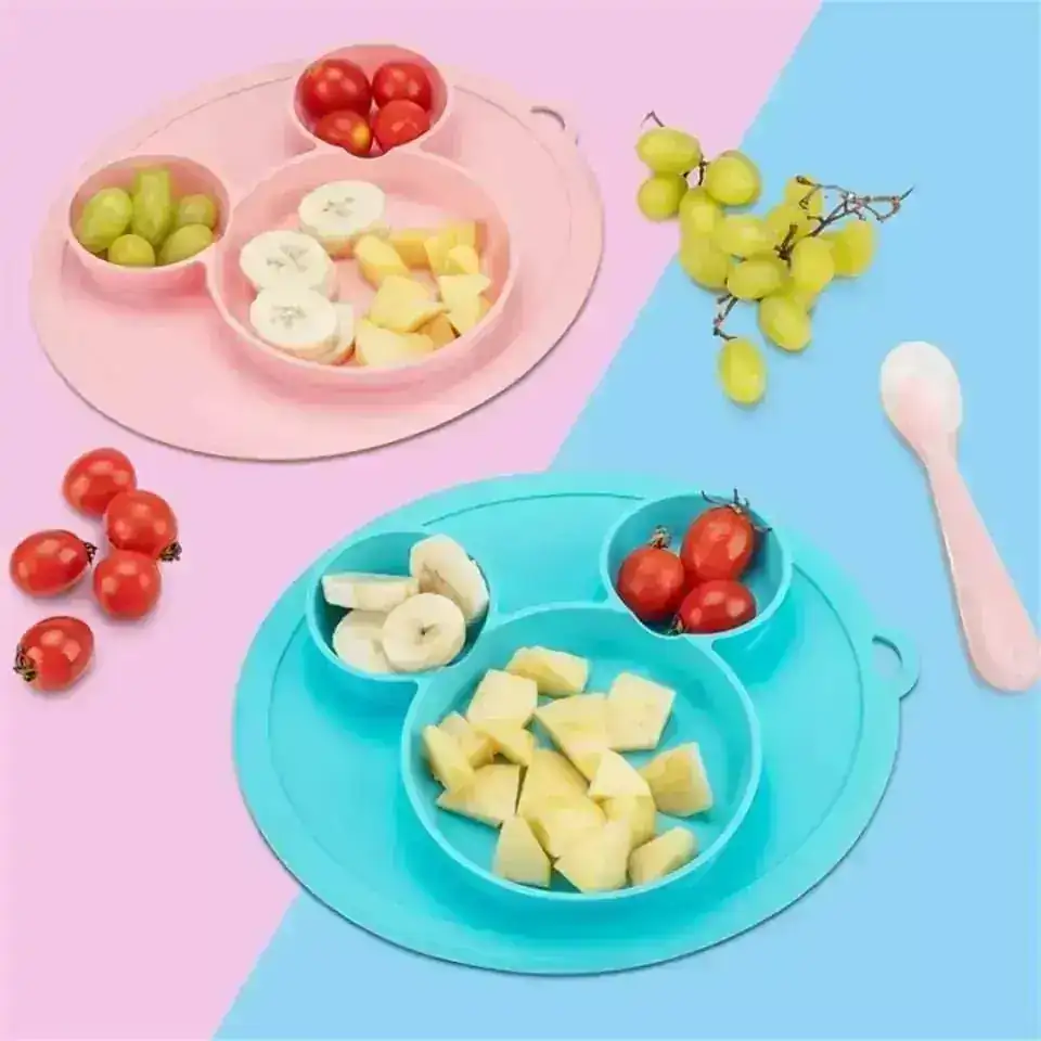 Plato de silicona Mickey