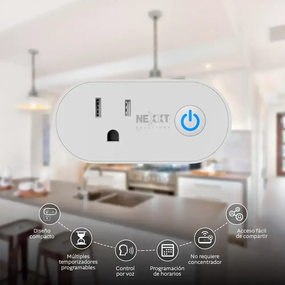 Nexxt Solution Enchufe inteligente kit x2  2