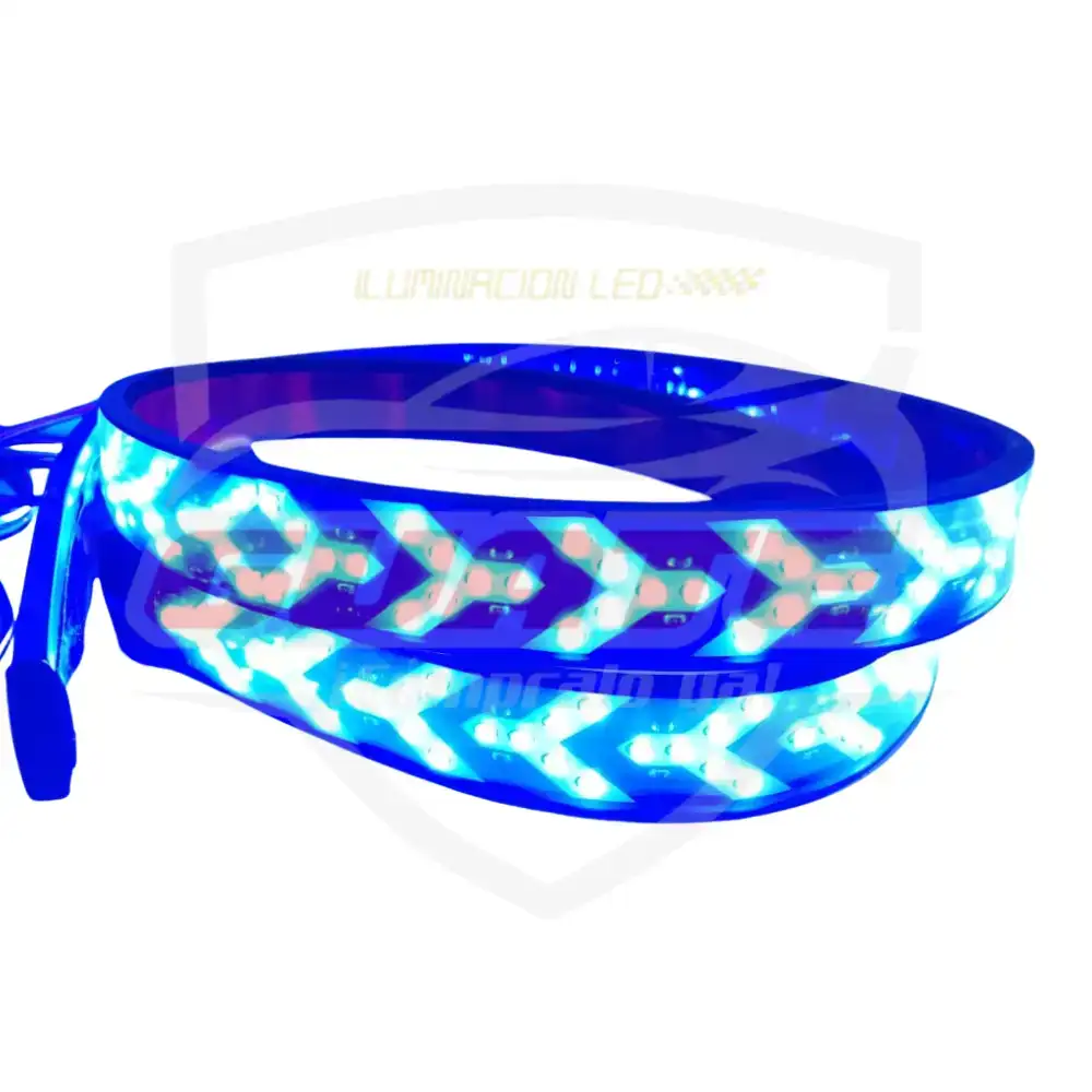 TIRA LED TRASERA O BAUL AZUL 4