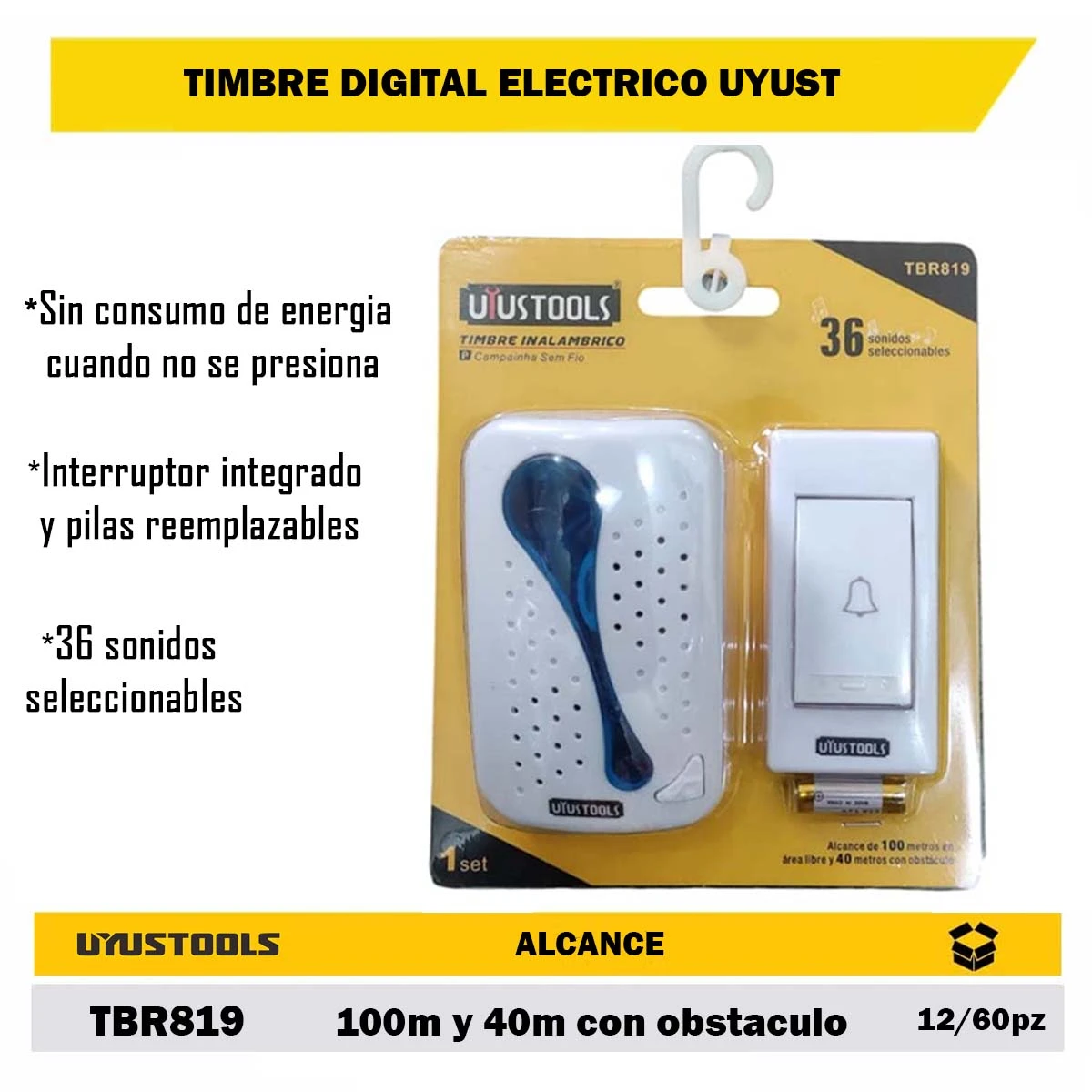 TIMBRE DIGITAL ELECTRICO UYUST 