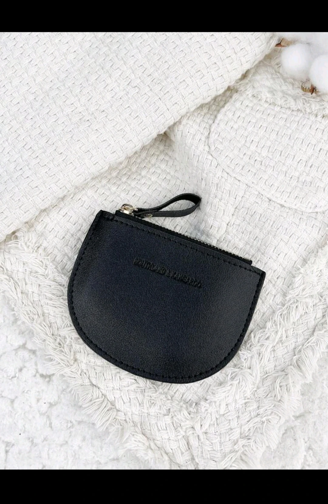 Monedero Southland Crescent Black/ Ultra-Slim 5