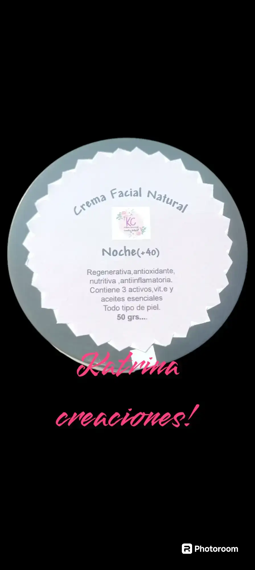Crema facial natural +40 Noche 2