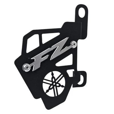 FZ 16 / FZ 150 / FZ S / FZ 2.0 / FZ 3.0 / FZ 250 / P. de Mordaza Caliper acero negro logo 3d cromado ML