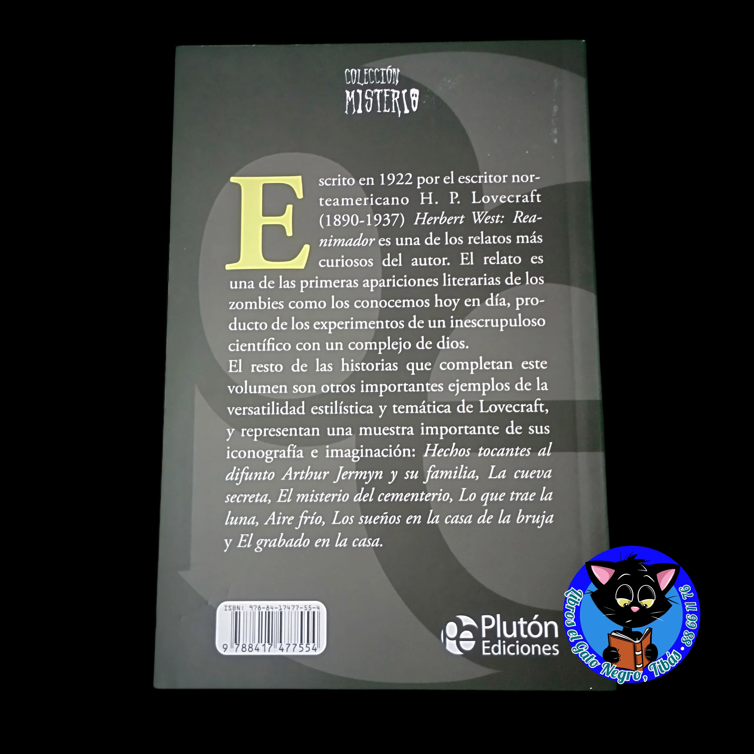 Herbert West reanimador, H.P. Lovecraft nuevo 2