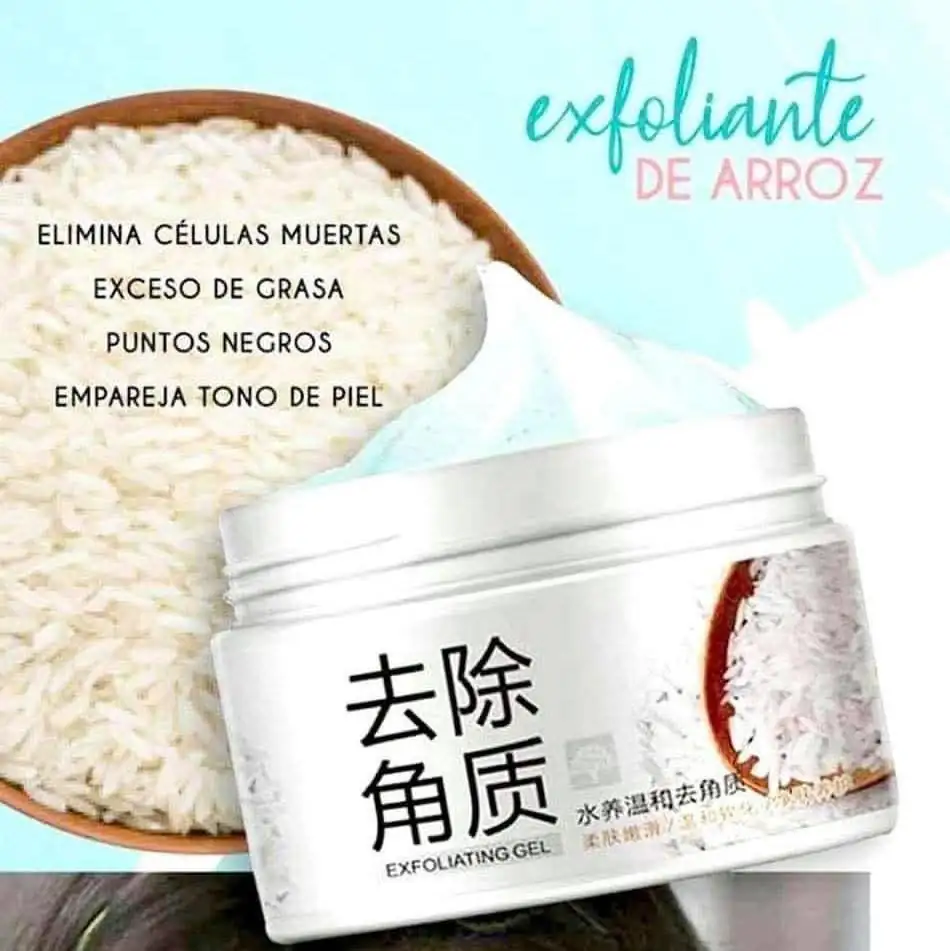 Exfoliante arroz