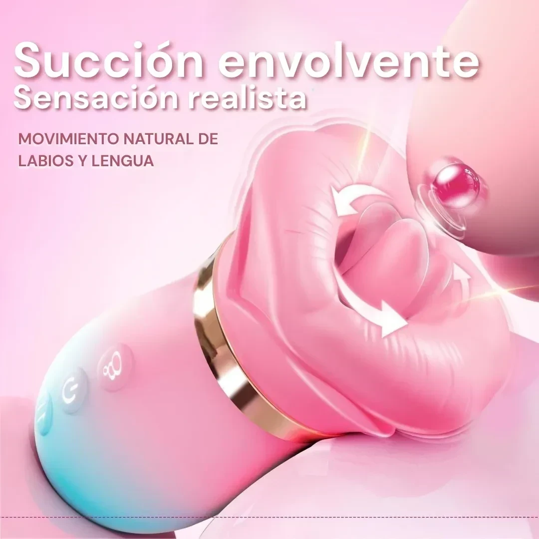 Succionador Clitoris Vibrador 3en1 Sensación Real Carga Usb 7