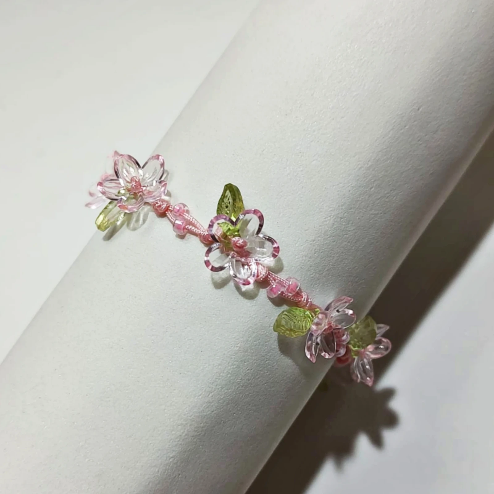 Pulsera de Flores Rosas 3