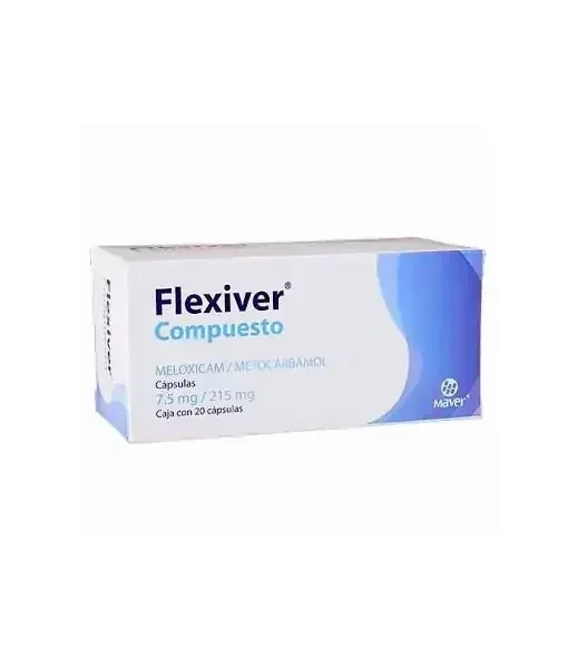 Flexiver Compuesto (Meloxicam - Metocarbamol) 10 cap